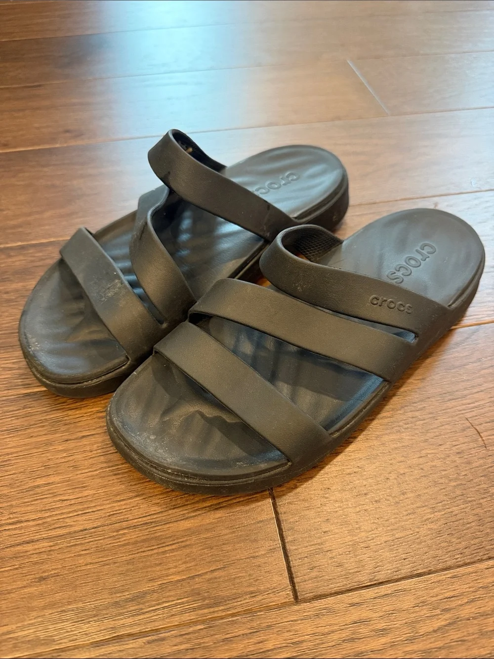 Crocs Getaway Strappy Sandal Black Size 7 - C52-013